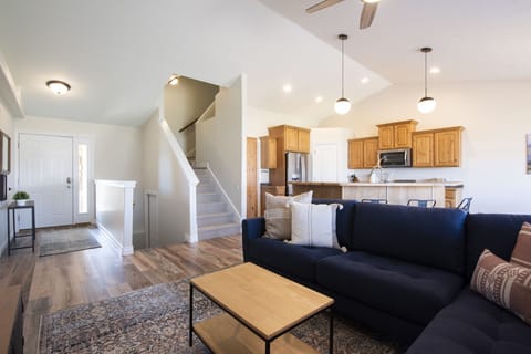 Front entry opens to the great room. 