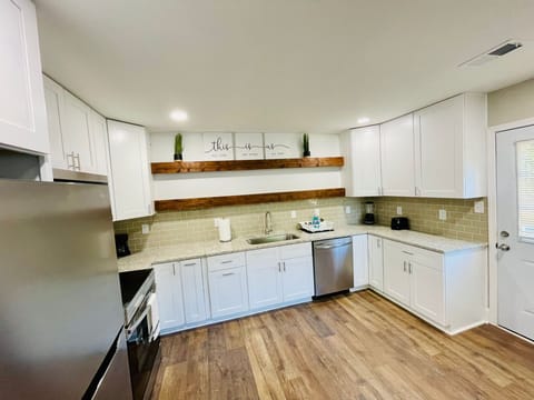 Fully stocked kitchen ready to make you feel at home!