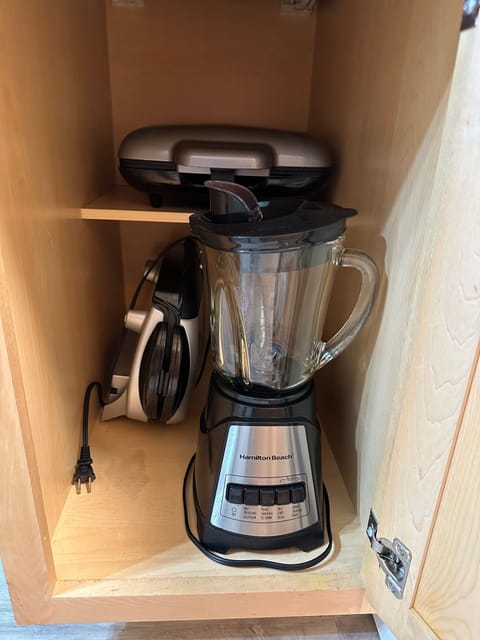 Blender, George Foreman Grill, and Waffle Iron.