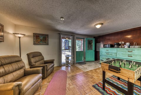 Living and gaming area in Forest Haven.