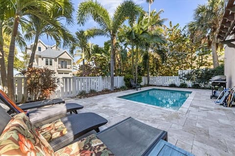 Private heated pool