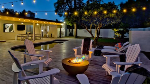 Fire pit for evening conversations