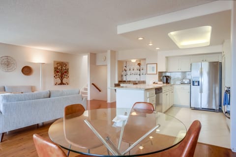 The Great Room: Kitchen, living room, and dinning room all in one area!