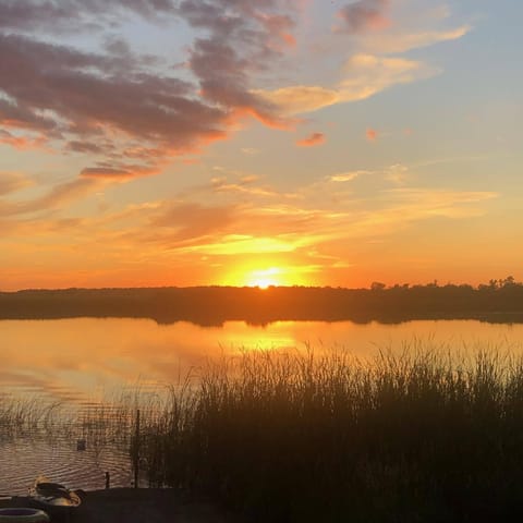 Sunset from the pond