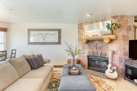 Curl up next to the fire.