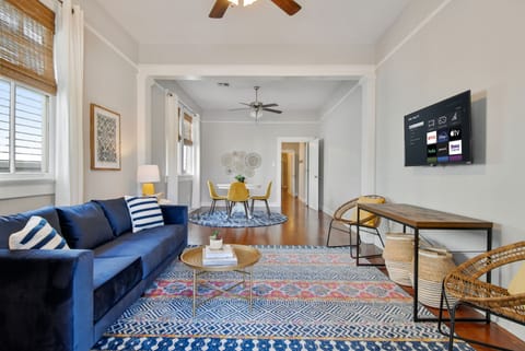 Comfortable Living Room with Sabai Sofa and Smart TV
