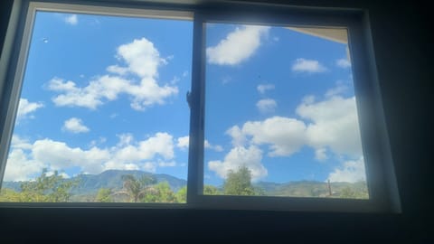 View of Mount Ka'ala and the Wai'anae mountain range from the unit 