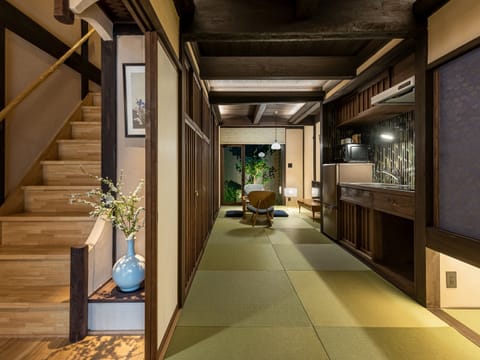 Traditional House | Living area | 26-inch flat-screen TV with digital channels, TV, heated floors
