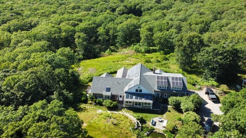 The property surrounded by 56 acres of preservation land.