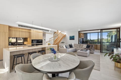 Dining living kitchen