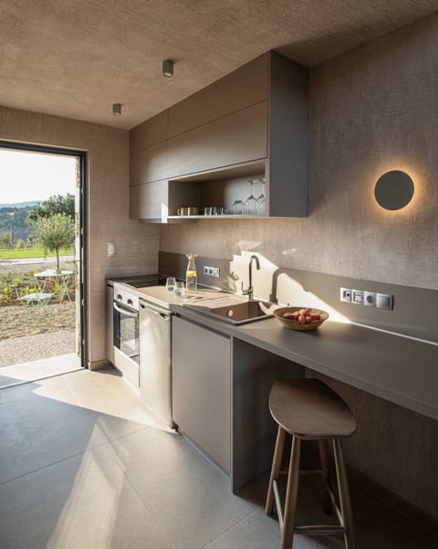 Junior Villa, Private Pool | Private kitchen | Mini-fridge, oven, stovetop, espresso maker