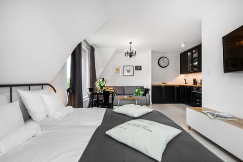 Comfort Studio Suite | Living area | 55-inch flat-screen TV with cable channels, TV