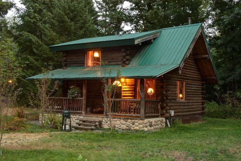 Exterior of Log Cabin