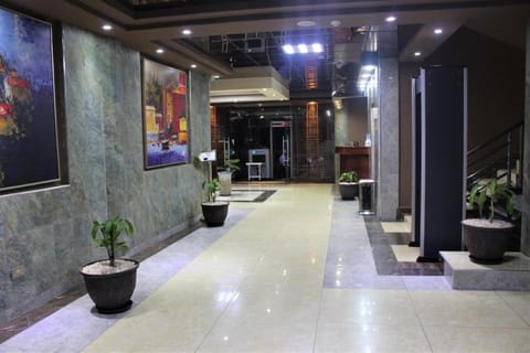 Interior entrance