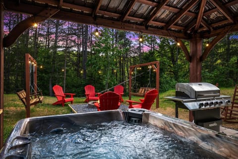 Private backyard