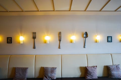 Breakfast served, local cuisine