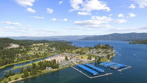 Dover Bay on beautiful Lake Pend Oreille.