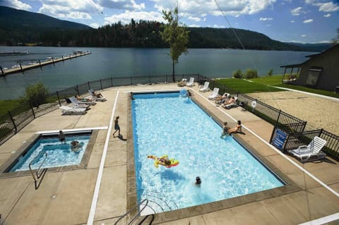 Lake Club Fitness Center Outdoor Heated Pool and Spa