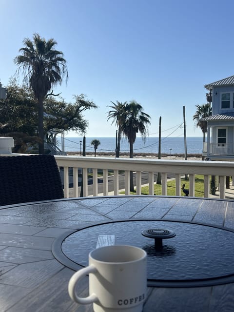 Coffee with a beautiful view!