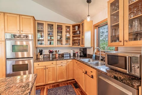 Our gourmet kitchen is fully equipped and beautifully designed to make holiday meals as memorable as the views.