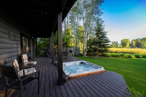 Our hot tub is the centerpiece of the ultimate Steamboat winter experience.