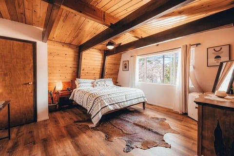 King size bed in the Primary bedroom