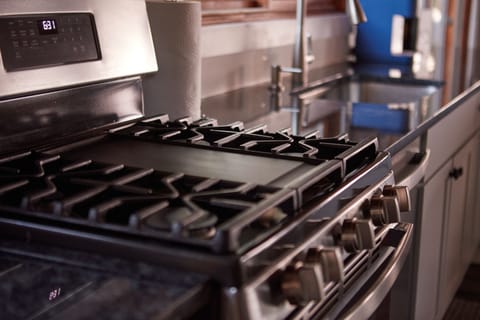 Gas stove for cooking your favorite meal.