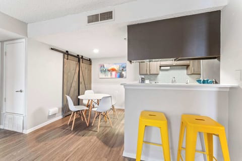Dining area and kitchen