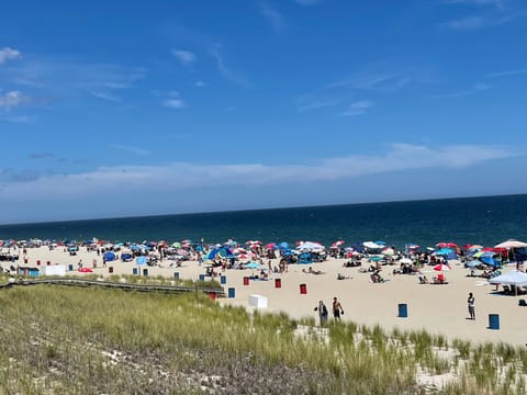 View of beach right down the street (not quite 2 blocks away)