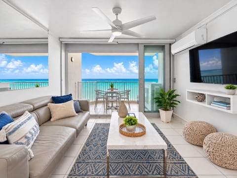 Relax in comfort while enjoying stunning views of the ocean.