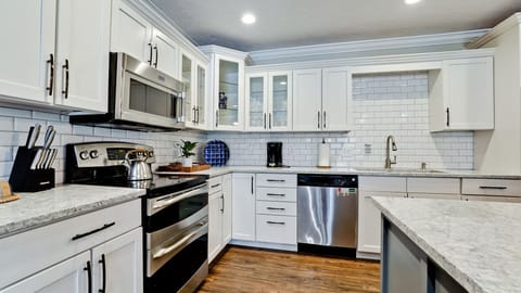 Oven was replaced with a single oven, but new oven does have air fryer ability.