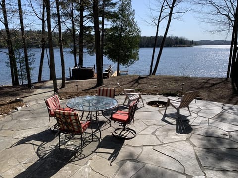 Patio area and fire pit