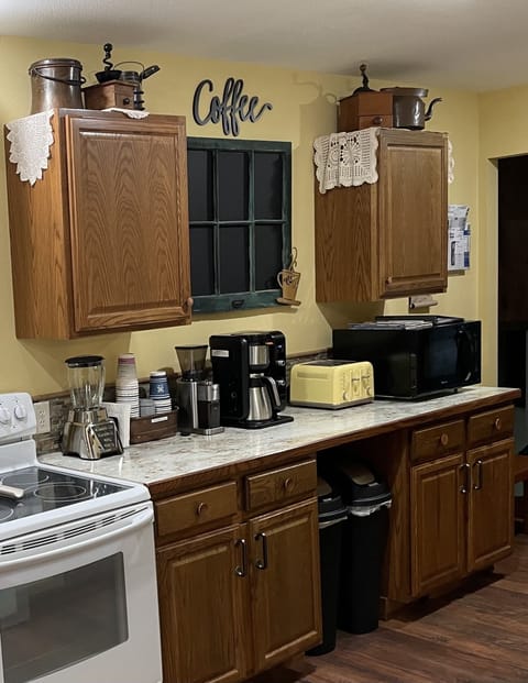 Our coffee and smoothie station.