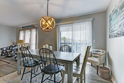 Access Your Private Balcony through Dining Area Sliders