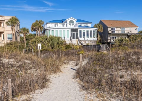 Step out your back door and right onto the sand — it doesn’t get more oceanfront than this.