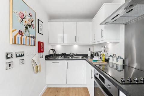 A fully equipped kitchen with everything you need to prepare delicious home-cooked meals.