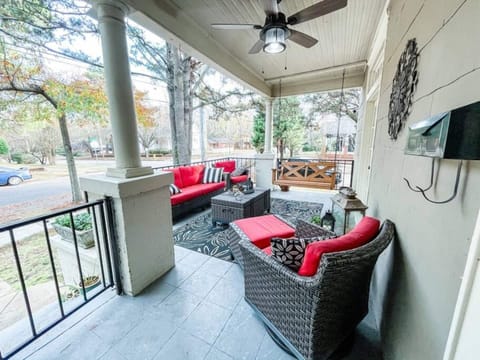 Keep an eye on the whole block from your vantage point.