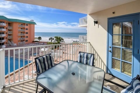 Balcony with Pool View