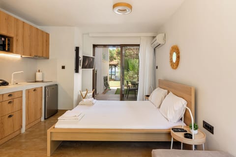 Bedroom with kitchenette 