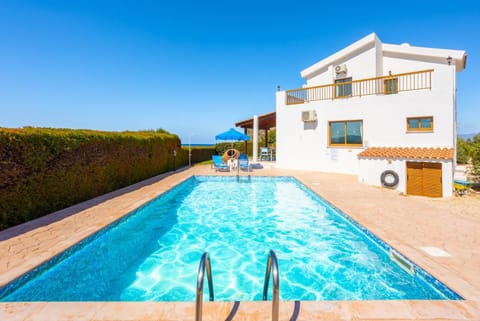 Beautiful villa with private pool, terrace, and garden with sea views