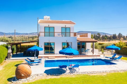 Beautiful villa with private pool, terrace, and garden with sea views