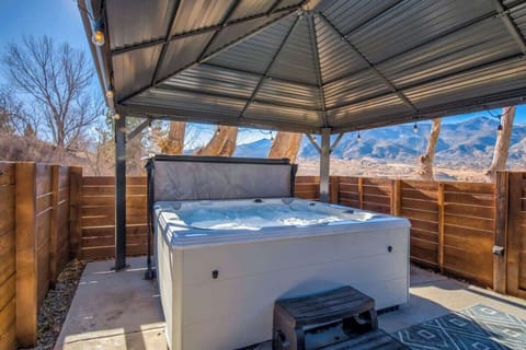 Soak in the shared 8-person Clearwater hot tub surrounded by breathtaking mountain views. The warm, relaxing waters are the perfect way to unwind after a day of Colorado adventures.
