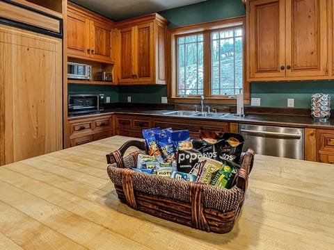 We offer snacks and KCups to help kickstart your trip!