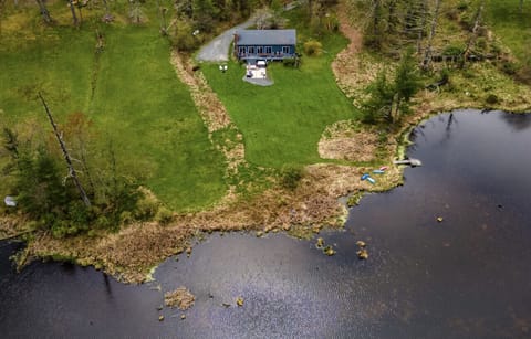 Aerial view of property