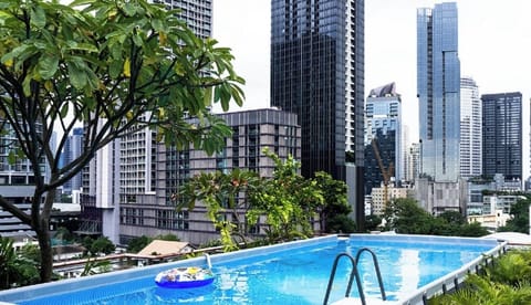 Rooftop pool