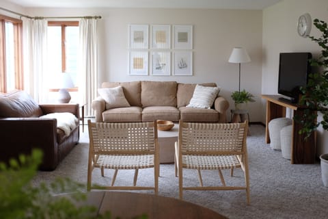 Living room with ample seating for everyone to get comfortable