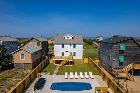 Drone View Pool