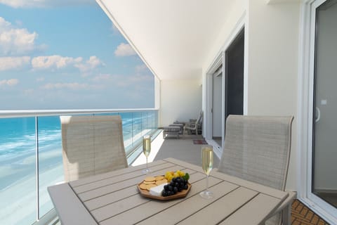 The patio.