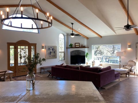 Chef's kitchen and open floor plan
