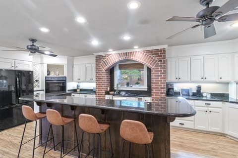 Large open kitchen. Includes several amenities.